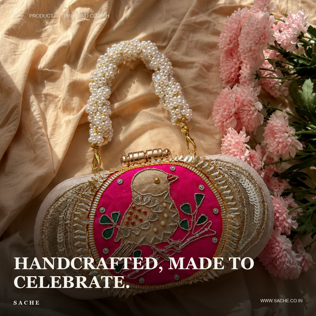6 Reasons the Bird Embroidered Oval Clutch Is the Wedding Bag Everyone Is Reaching For