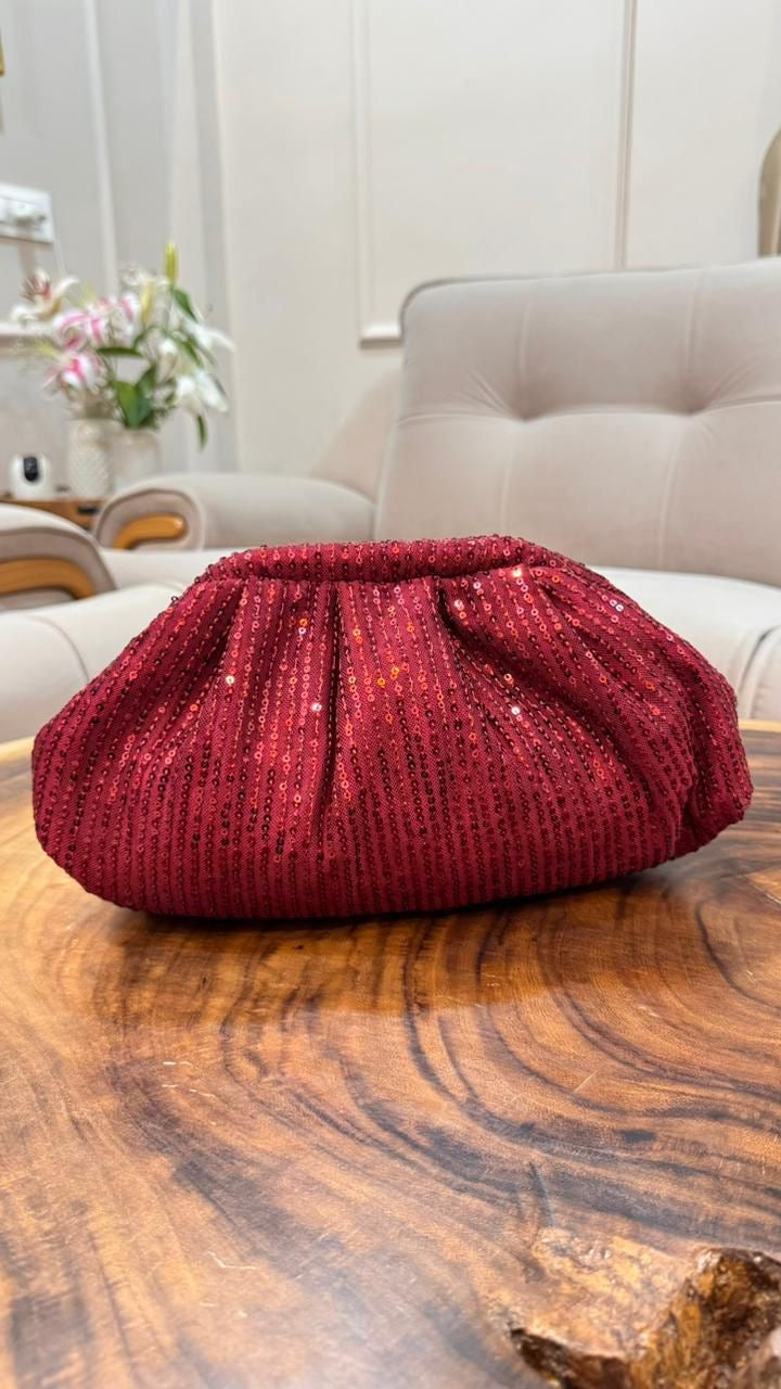 Red Sequin Clutch Bag: The Perfect Party & Wedding Accessory for Women
