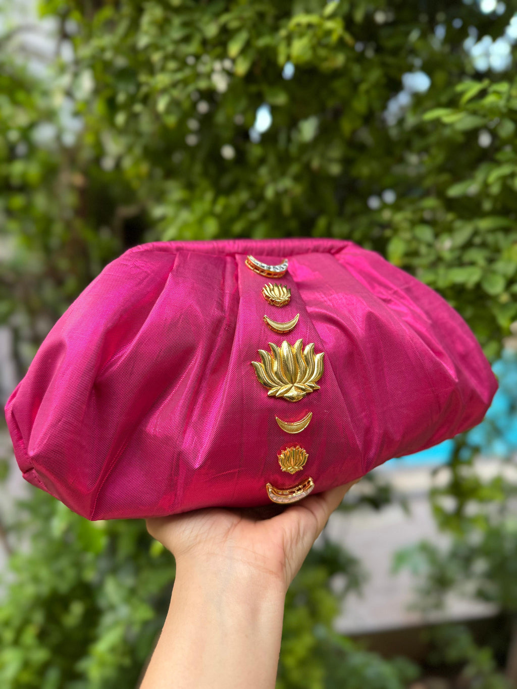 Kundan Gota Patti Clutch