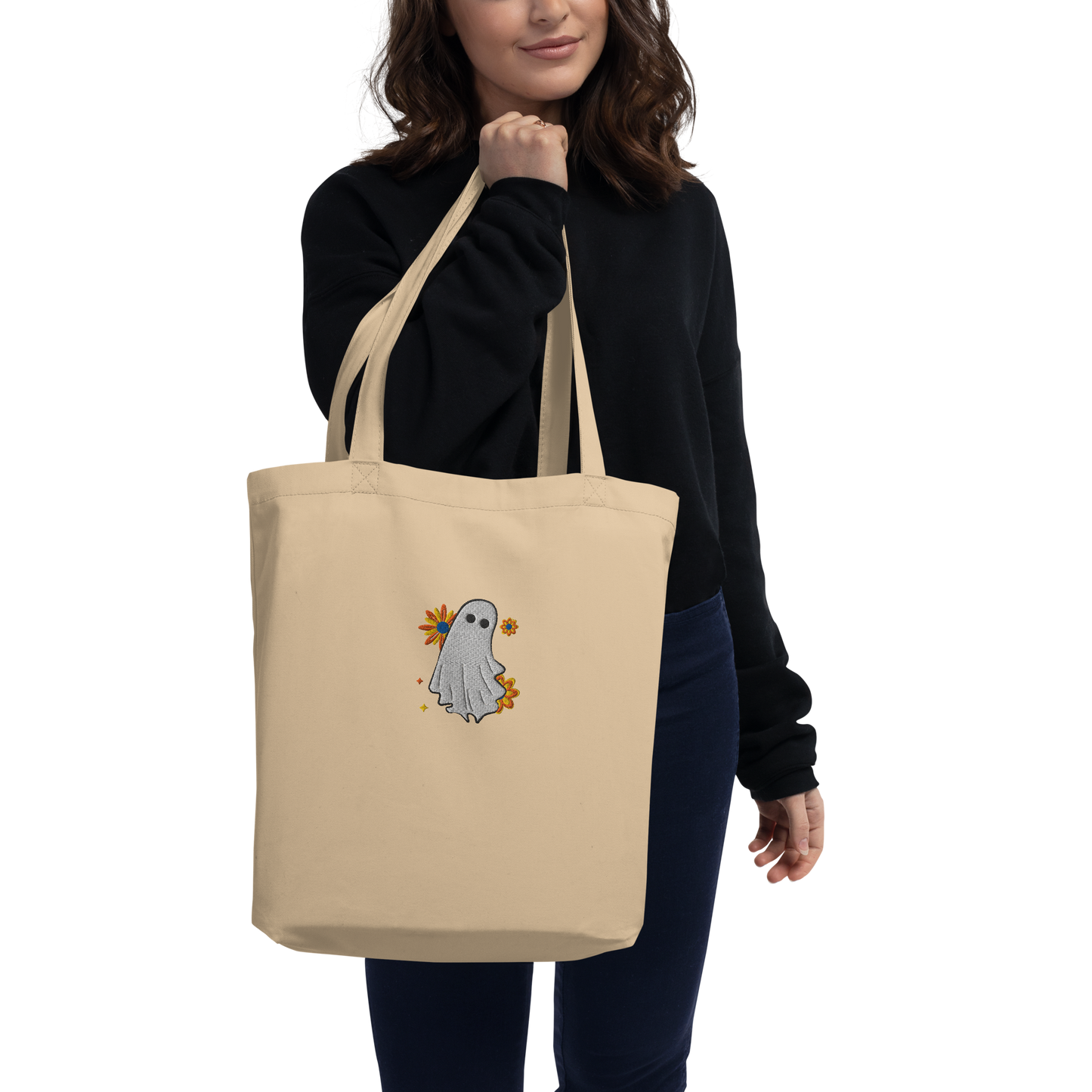 Eco friendly Canvas tote , gift tote bags , personalised bag for this season embroidered