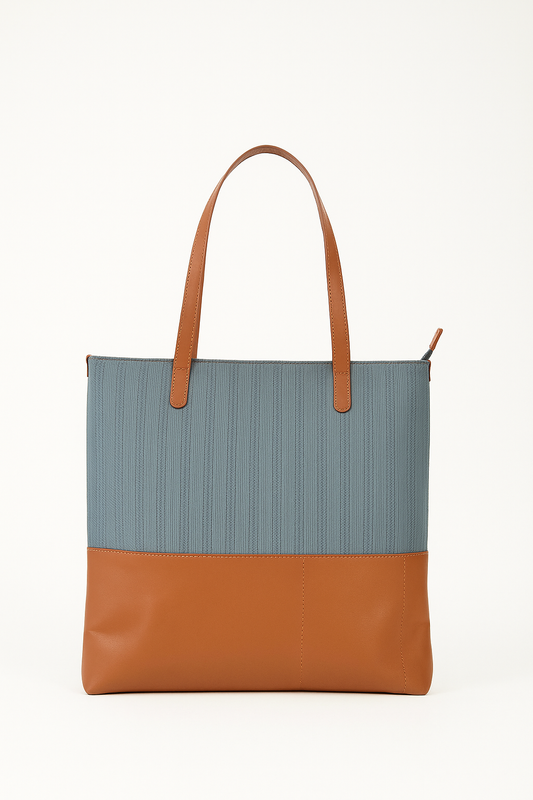 Grey Popcorn Floral Tote bags