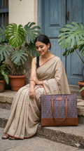 Workbag for Office - Women Handbags - Everyday Tote - Handcrafted in India - Jacquard