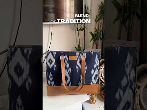Workbag for Office - Women Handbags - Everyday Tote - Handcrafted in India - Ikat